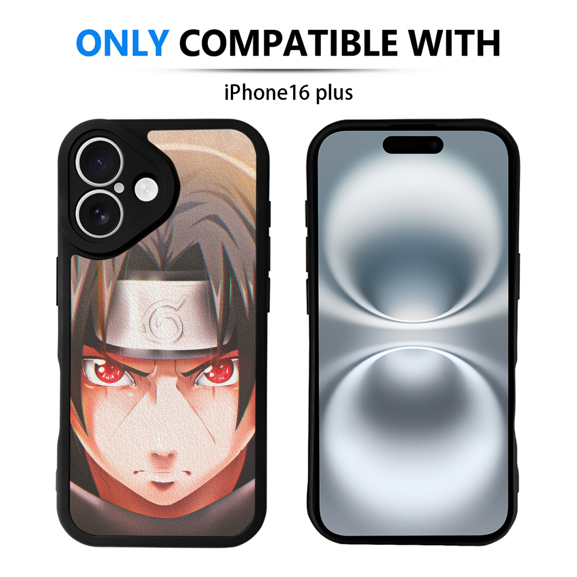 （画像用） NARUTO -ナルト- NARUTO -ナルト- 疾風伝 【iPhone 16シリーズ対応】シリコンスマホケース（レザー調） 材質：シリコン